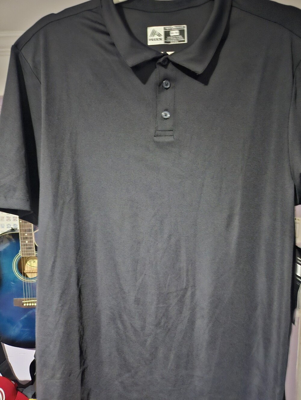 RBX Black Men's Polo Shirt